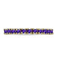 Goldplattierter Silberring mit marokkanischem Amethyst