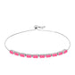 Silberarmband mit rosa Opal aus Lega Dembi