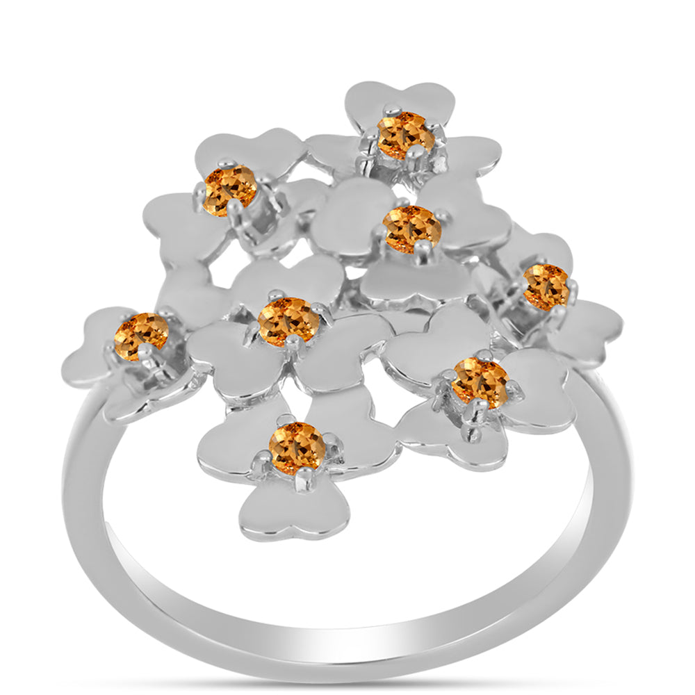 Silberring mit Kaiserlichem Gelben Topas