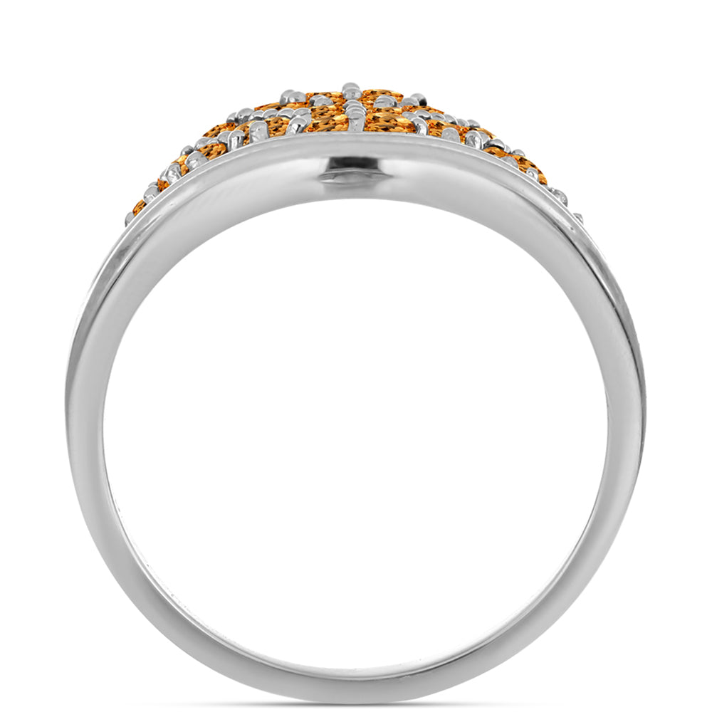 Silberring mit Kaiserlichem Gelben Topas 2 