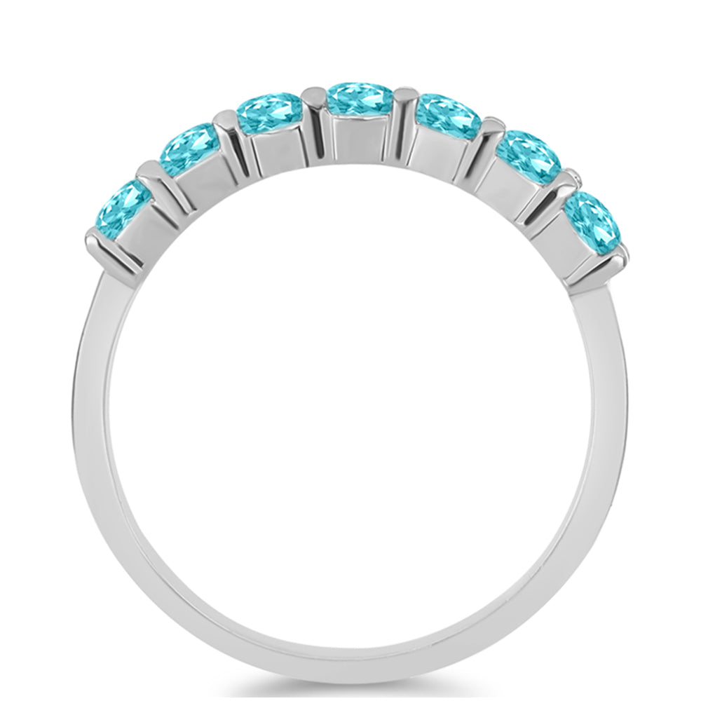 Silberring mit Paraiba Quarz 3 