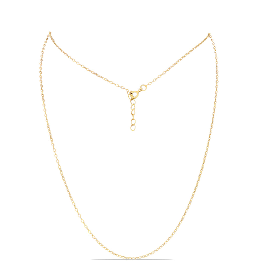 Goldplattierte Silberhalskette 1 