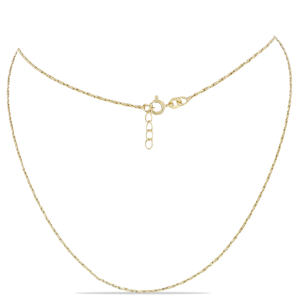 Goldplattierte Silberhalskette