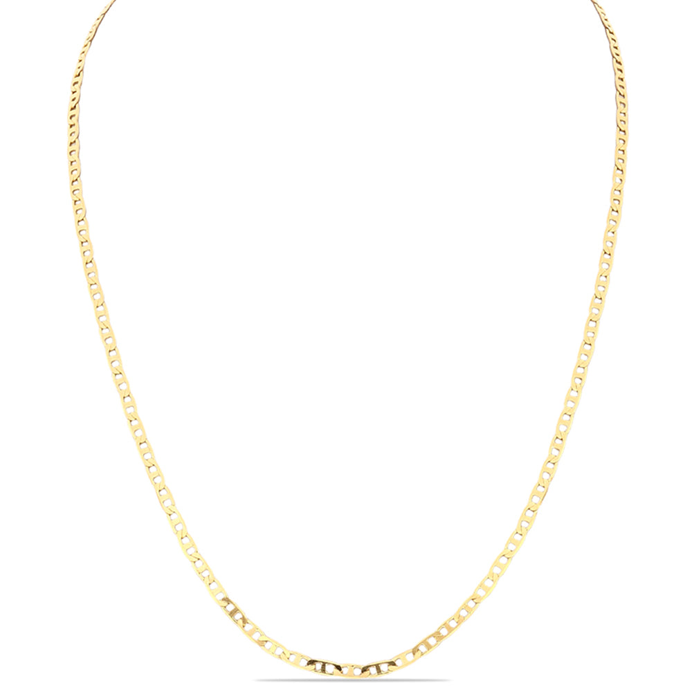 Goldplattierte Silberhalskette 1 