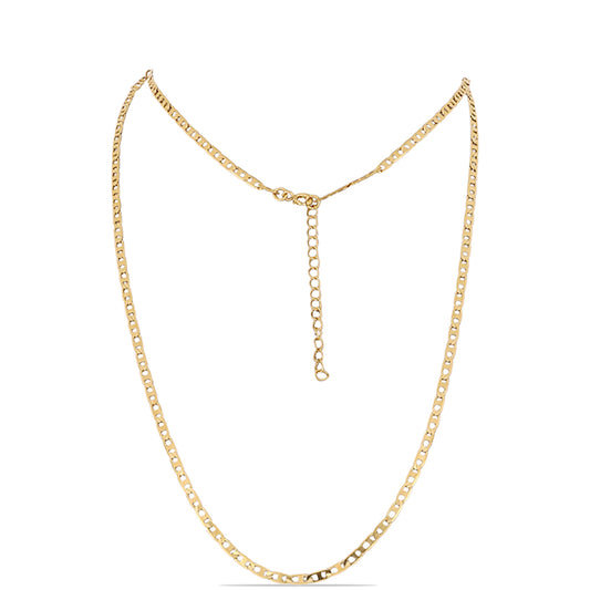 Goldplattierte Silberhalskette