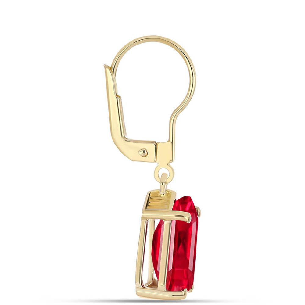 Goldplattierte Silberohrringe mit rotem Achat 2 