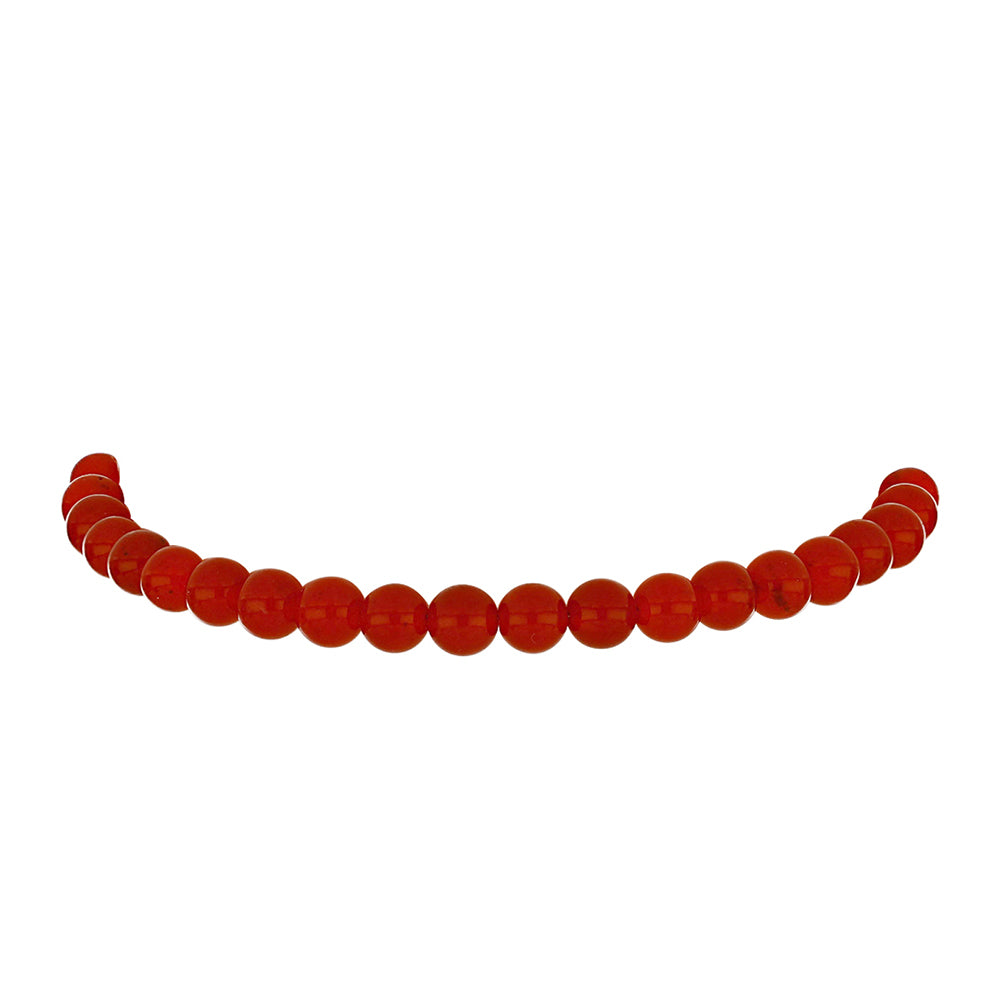 Goldplattiertes Silberarmband mit rotem Achat 2 