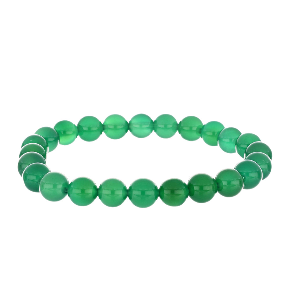 Nugget Armband mit grünem Achat 1 