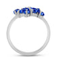 Silberring mit australischem blauem Saphir