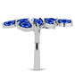 Silberring mit australischem blauem Saphir
