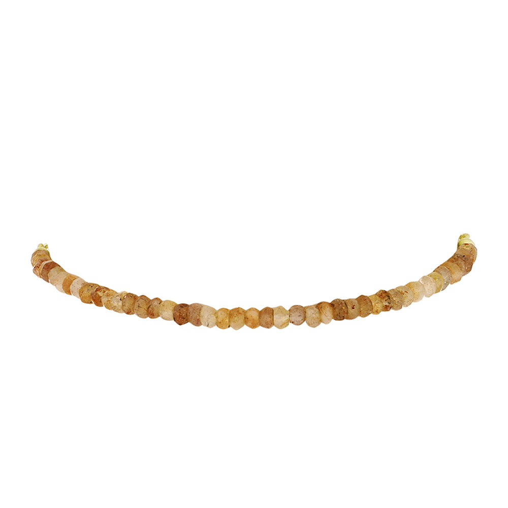 Goldplattiertes Silberarmband mit Sonnenstein aus Oregon 2 