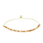 Goldplattiertes Silberarmband mit Sonnenstein aus Oregon