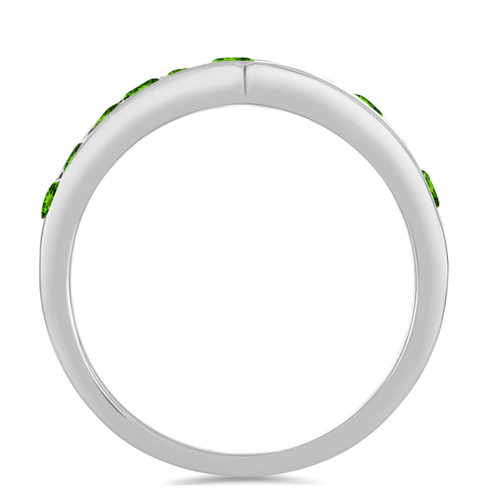 Silberring mit Chromdiopsid 2 