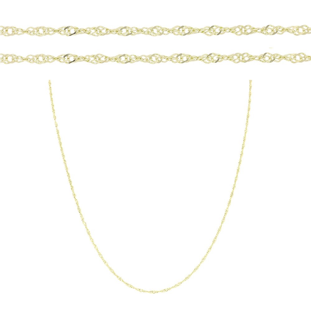 Goldplattierte Silberhalskette 2 