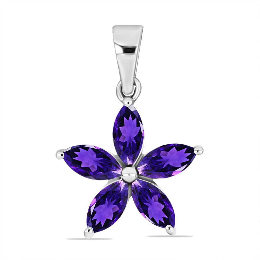 Silberanhänger mit marokkanischem Amethyst