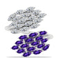 Silberring mit marokkanischem Amethyst und weißem Topas