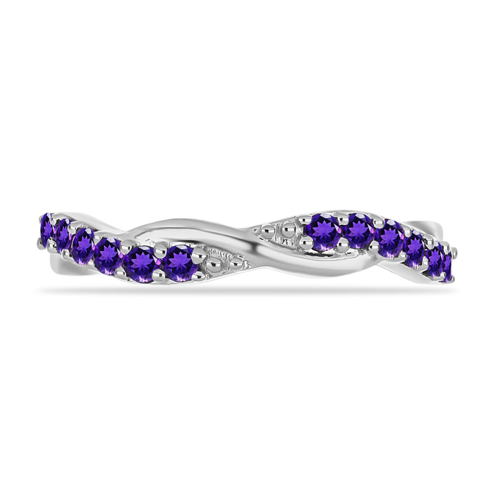 Silberring mit marokkanischem Amethyst