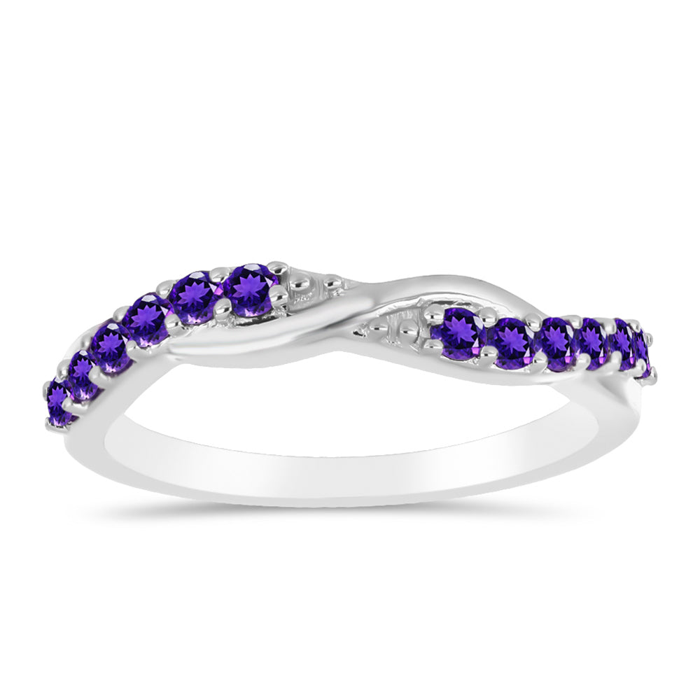 Silberring mit marokkanischem Amethyst