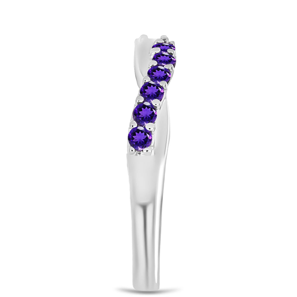 Silberring mit marokkanischem Amethyst 8 