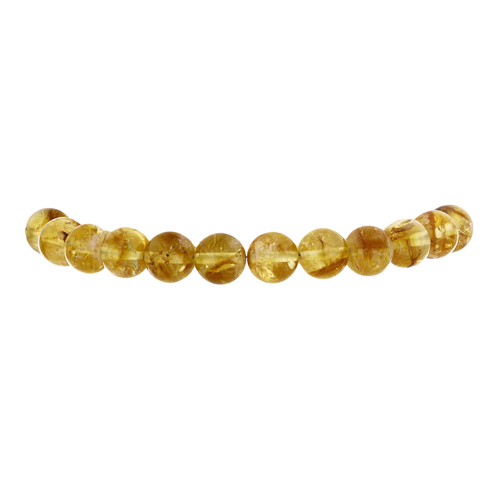 Silberarmband mit goldfarbenem Rio Zitrin 2 