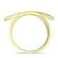 Goldplattierter Silberring mit weißem Diamant