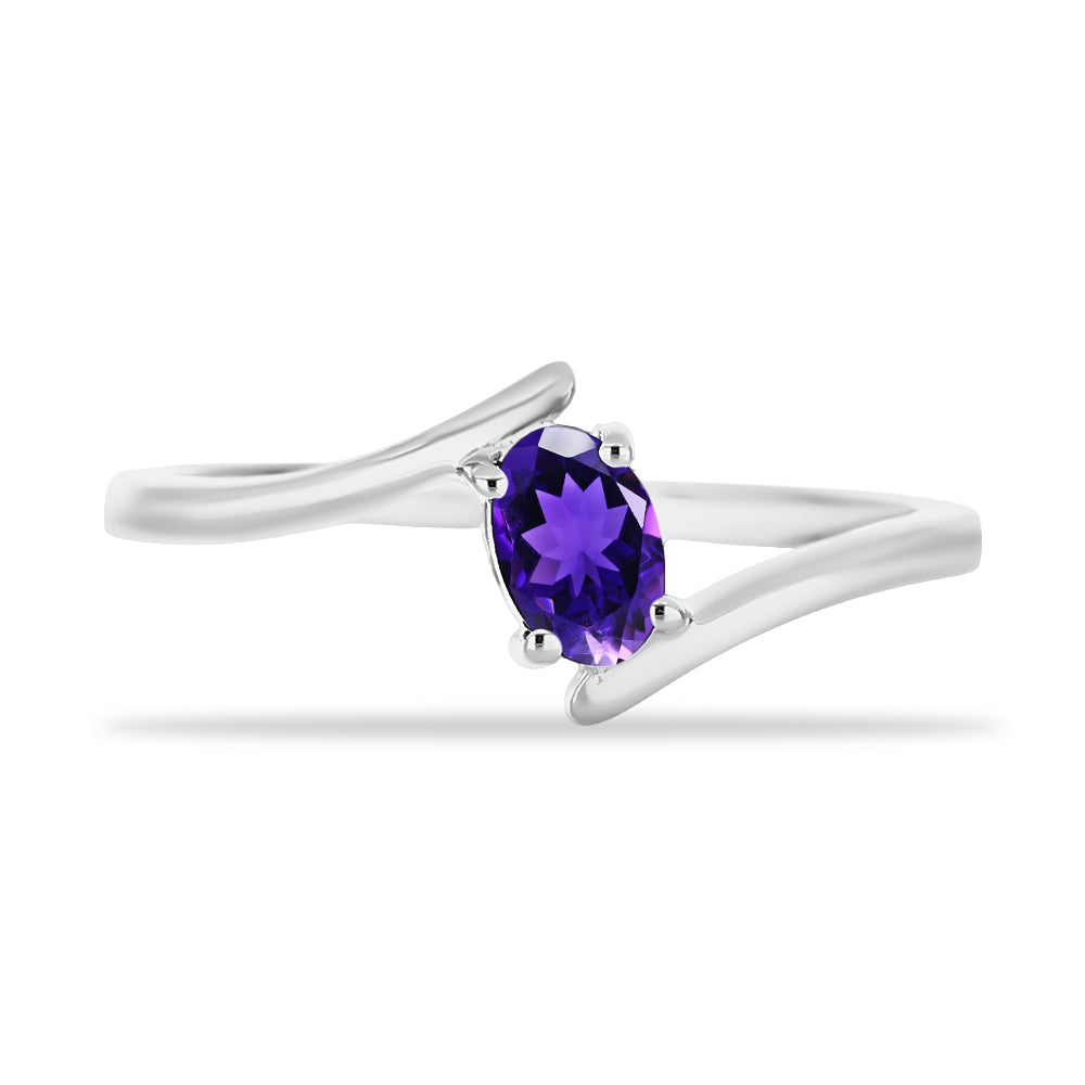 Silberring mit marokkanischem Amethyst