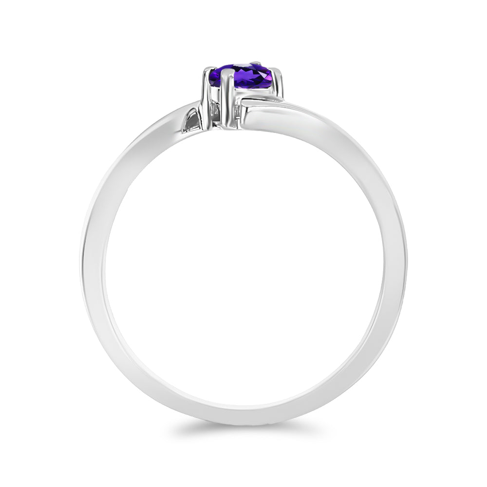 Silberring mit marokkanischem Amethyst