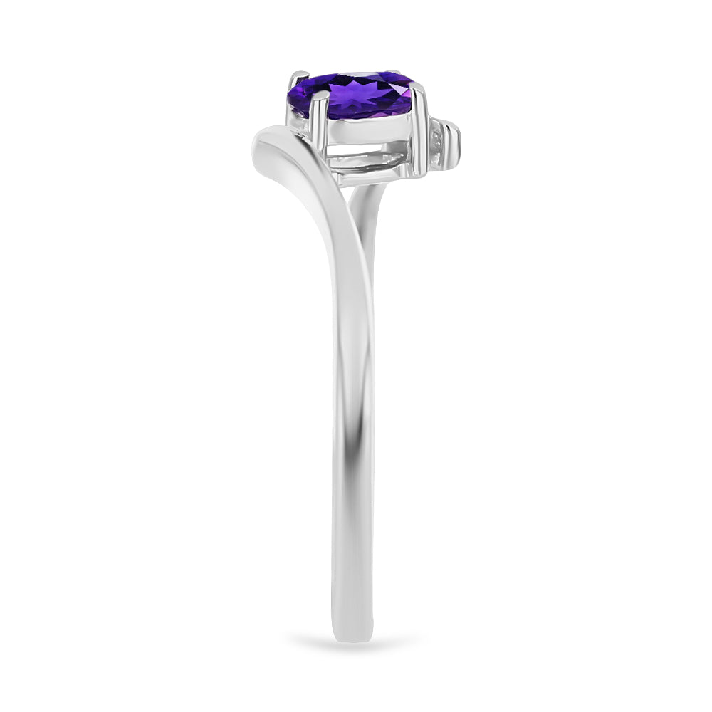 Silberring mit marokkanischem Amethyst 4 