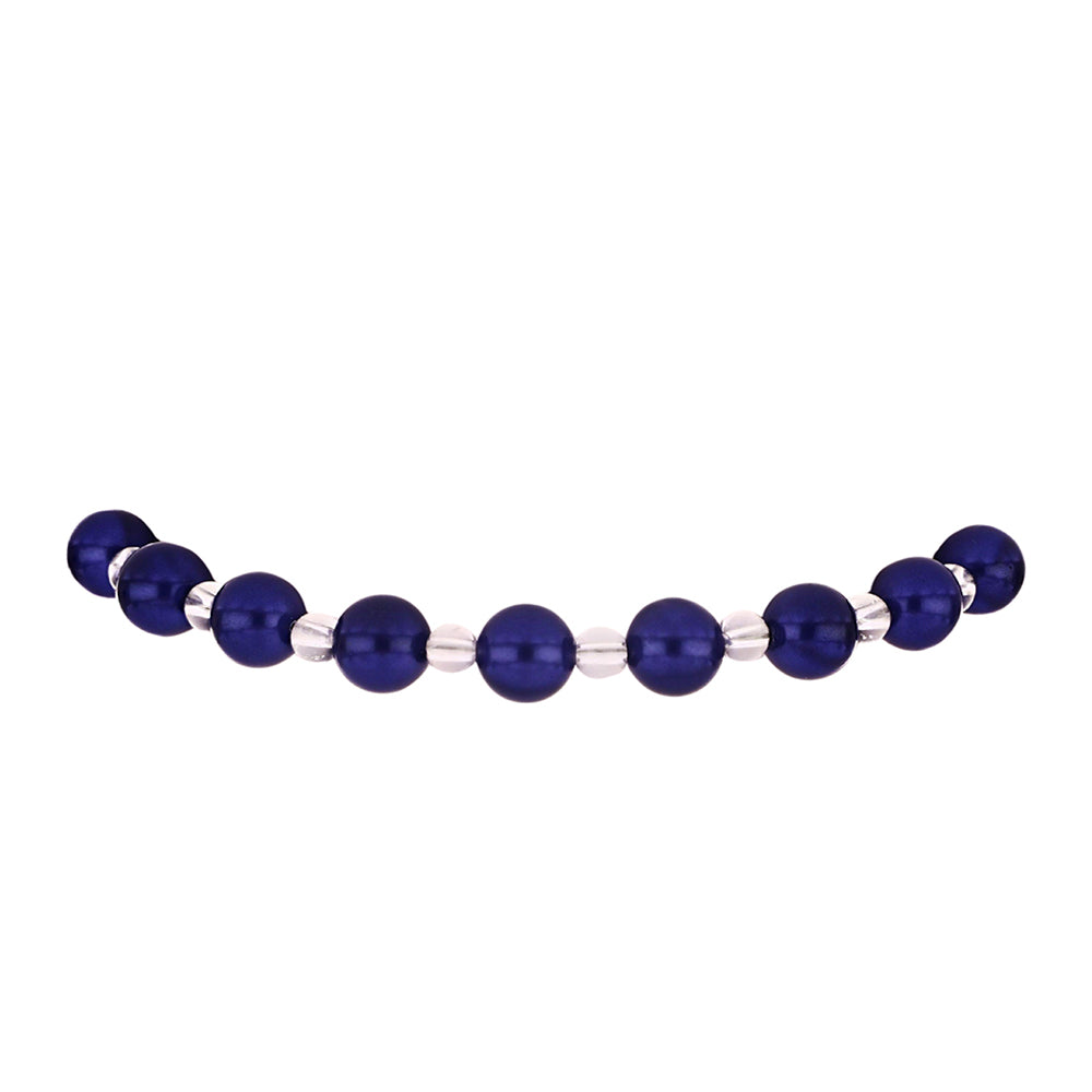 Goldplattiertes Silberarmband mit schwarzer Süßwasserperle 2 