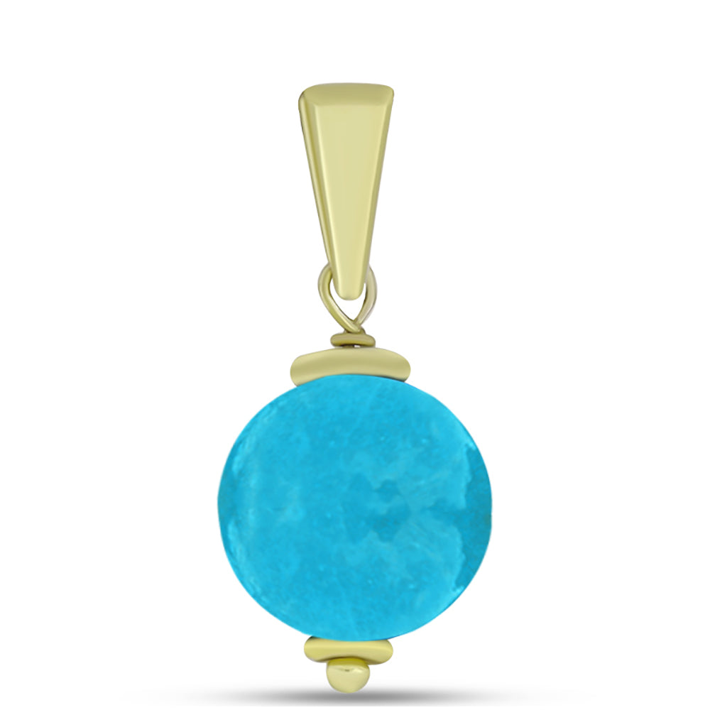 schmuckgarnitur aus Goldplattierte Silber mit blauem Jade