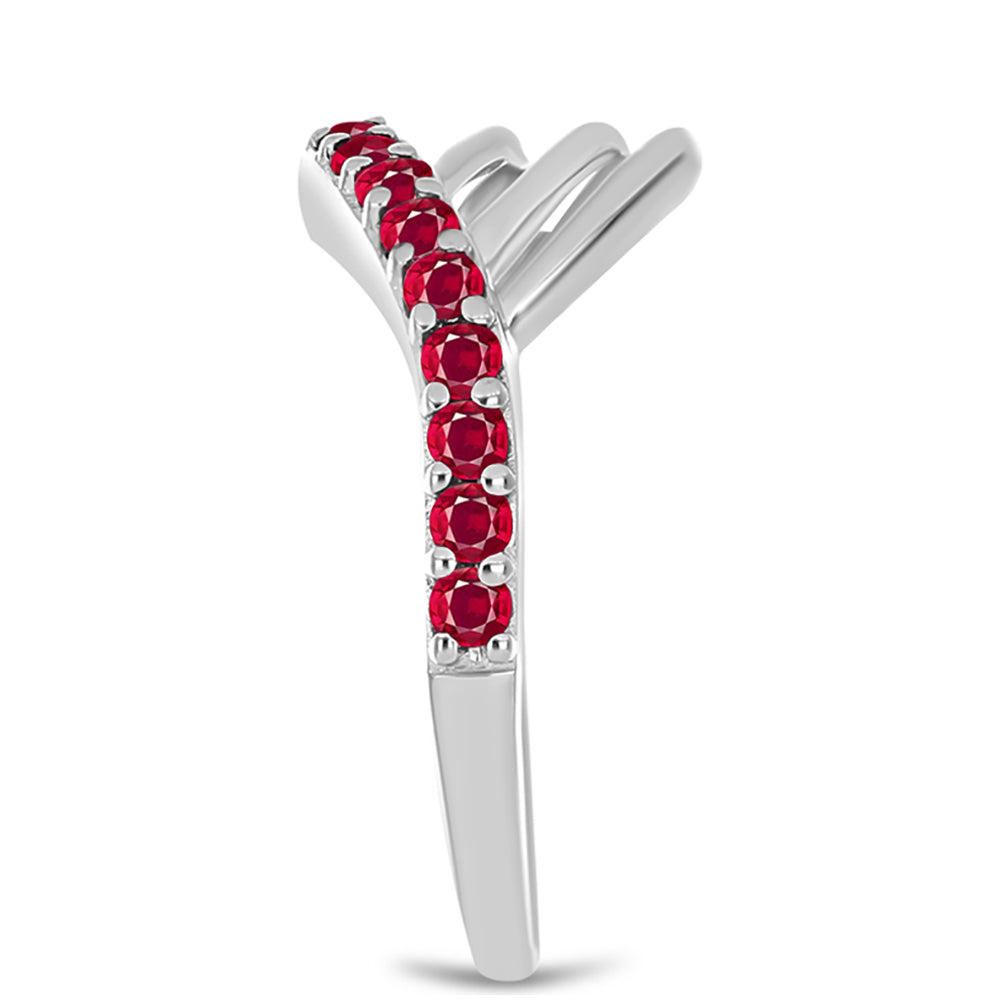 Silberring mit Rubin aus Madagaskar 4 