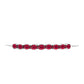 Silberarmband mit Rubin aus Madagaskar