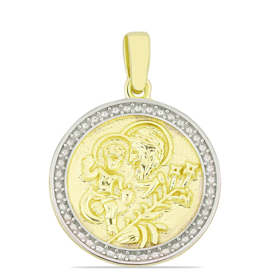 Goldplattierter Silberanhänger