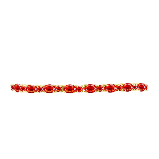 Goldplattiertes Silberarmband mit Feueropal aus Lega Dembi