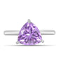 Silberring mit Rose De France Amethyst