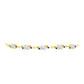 Goldplattiertes Silberarmband mit Regenbogenmondstein und marokkanischem Amethyst