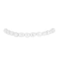 Goldplattiertes Silberarmband mit weißer Süßwasserperle