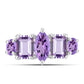 Silberring mit Rose De France Amethyst