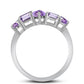 Silberring mit Rose De France Amethyst