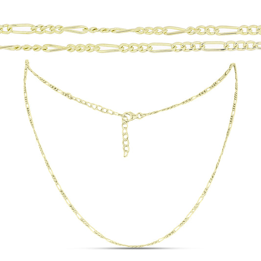 Goldplattierte Silberhalskette