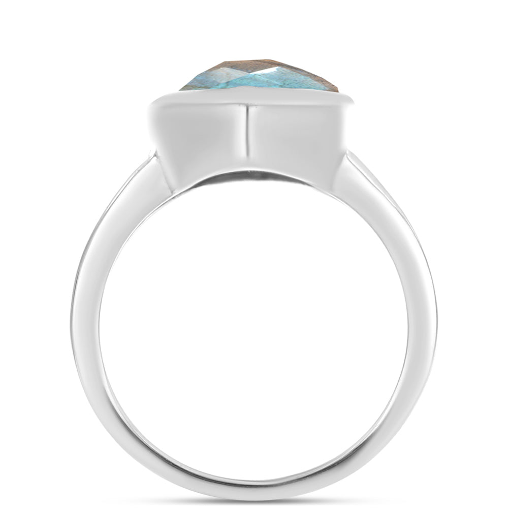 Silberring mit Labradorit 2 