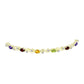 Goldplattiertes Silberarmband mit marokkanischem Amethyst und Zitrin aus dem Ural