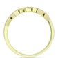 Goldplattierter Silberring mit marokkanischem Amethyst und Zitrin aus dem Ural