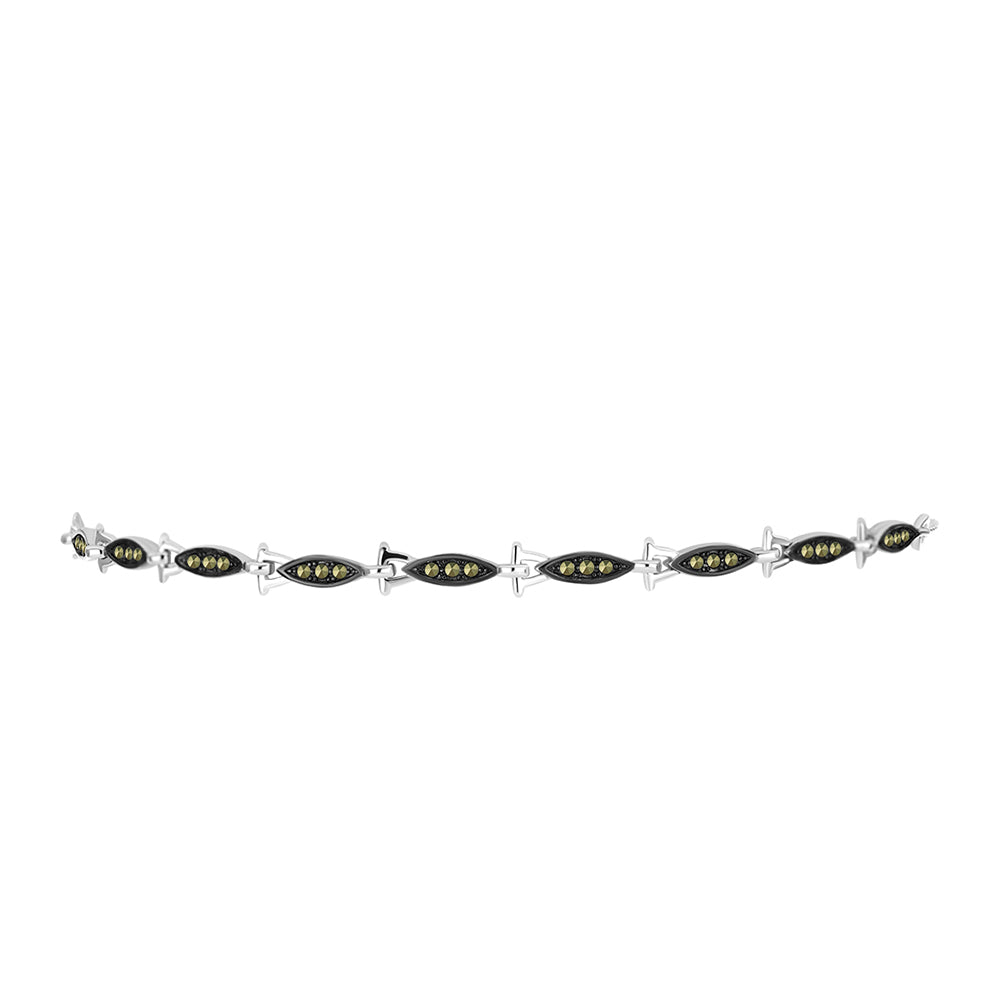 Silberarmband mit österreichischem Markasit 2 