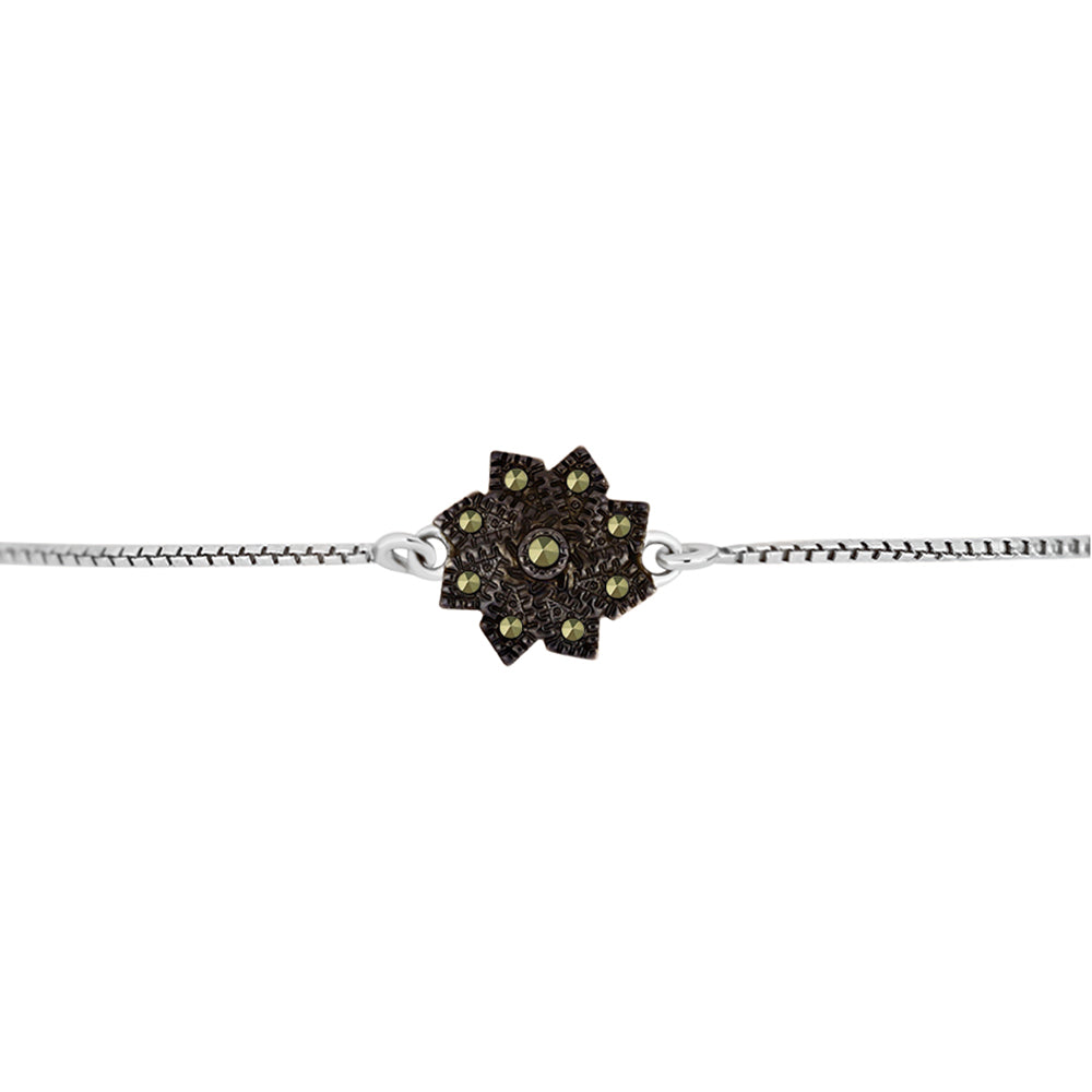 Silberarmband mit österreichischem Markasit 2 
