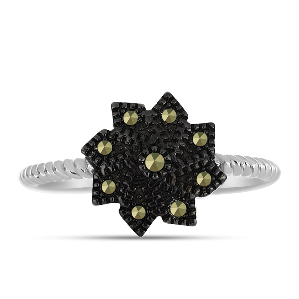Silberring mit österreichischem Markasit 1 