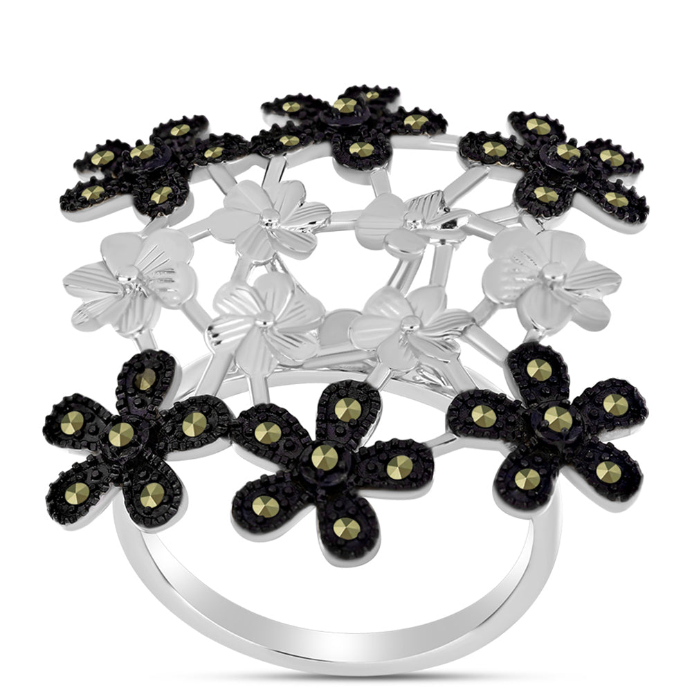 Silberring mit österreichischem Markasit 3 