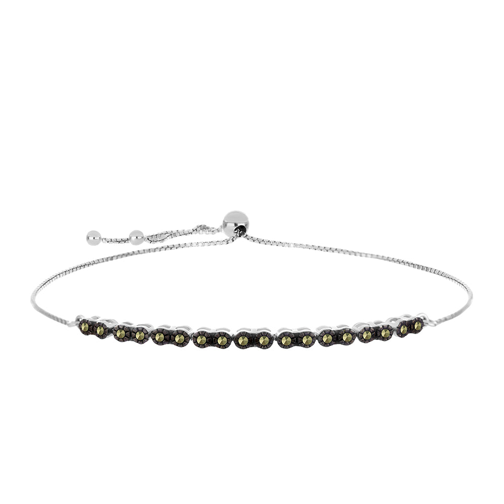 Silberarmband mit österreichischem Markasit 1 