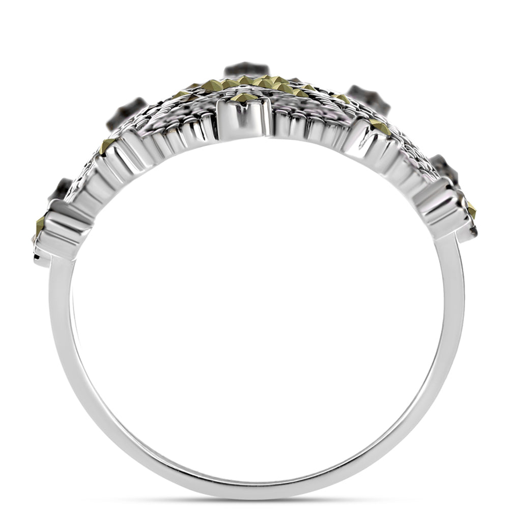 Silberring mit österreichischem Markasit