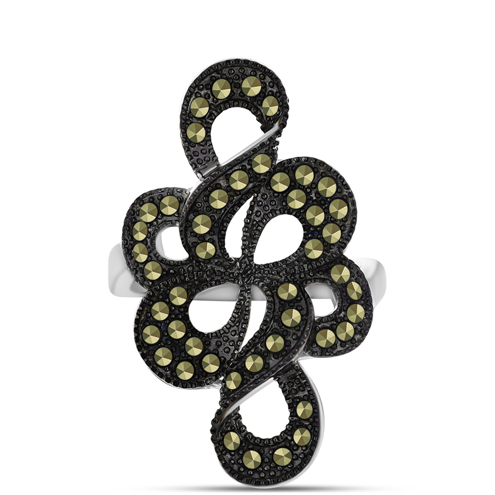 Silberring mit österreichischem Markasit